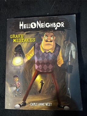 Scholastic Hellneighbor: Grave Mistakes - Yellow & Purple Cover Art